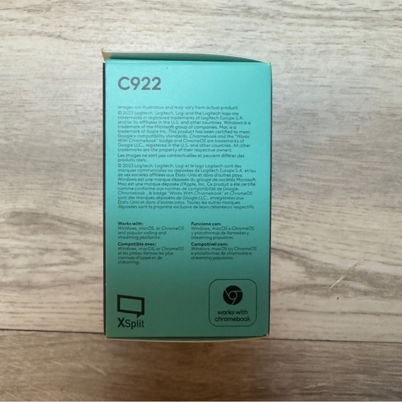 Logitech C922 Pro Stream 1080 Video Streaming, Recording and Video Calling Black - Picture 4 of 12